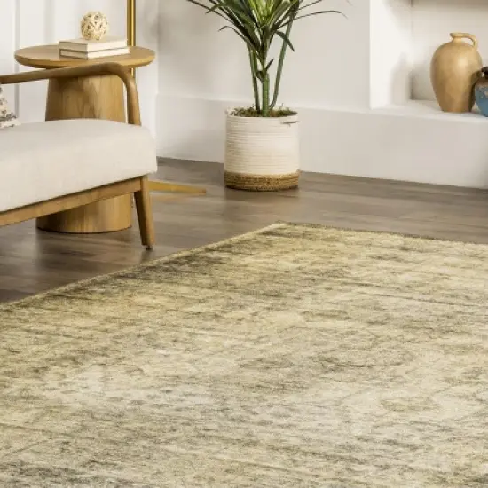 nuLOOM Chana Printed Framed Trellis Flatweave Area Rug image {8}