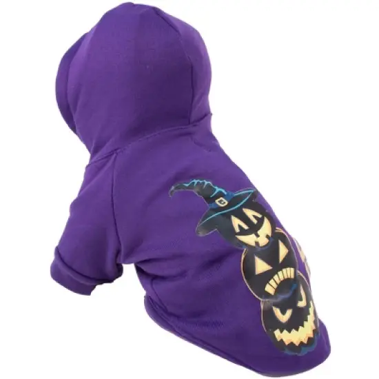 Pet Life LED Halloween Snowman Hooded Dog Costume Sweater with Included Batteries image {4}