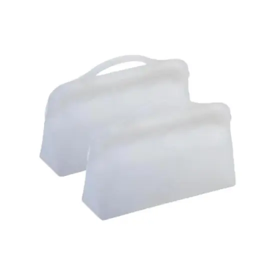 2Pack Reusable Silicone Food Storage Snacks Bags, Dishwasher and Microwave Safe, Plastic and BPA Free by Innovative Technology Products Corp image {3}