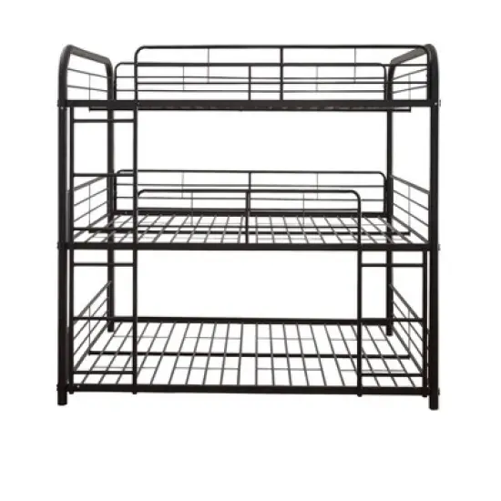 Full Cairo Triple Bunk Bed Sandy Black - Acme Furniture image {1}