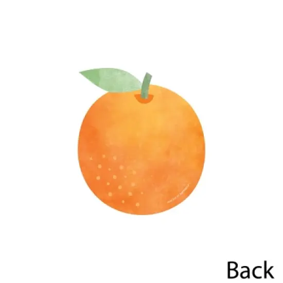 Big Dot of Happiness Little Clementine - Decorations DIY Orange Citrus Baby Shower or Birthday Party Essentials - Set of 20 image {2}