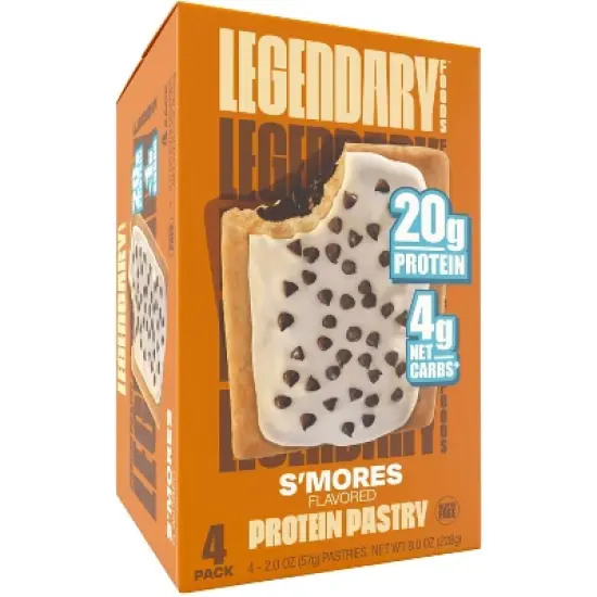 Legendary Foods Gluten Free and Keto Friendly Protein Pastry - S'mores - 8oz/4ct image {5}