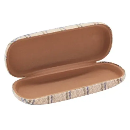 Zodaca 4 Pack Hard Shell Sunglasses Case for Women, Eyeglass and Eyewear Holders in 4 Plaid Designs image {6}