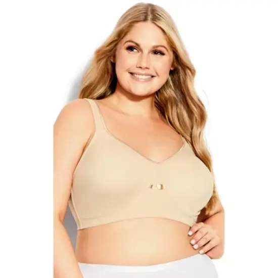 Women's Plus Size Soft Caress Bra - beige | AVENUE image {29}