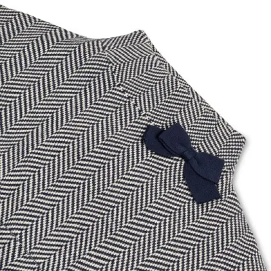 Hope & Henry Girls' Mock Neck Short Sleeve Sweater, Infant image {1}