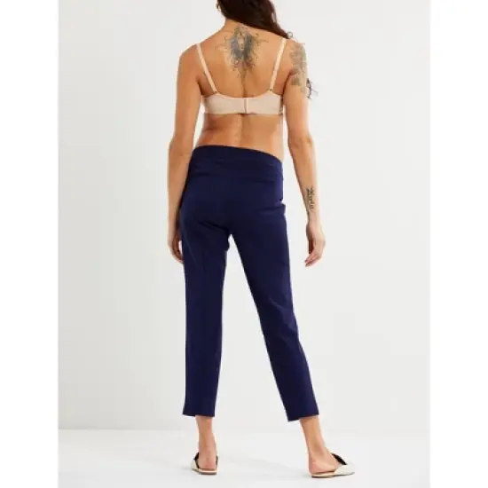 Curie Side Panel Slim Ankle Maternity Pant | A Pea in the Pod image {2}