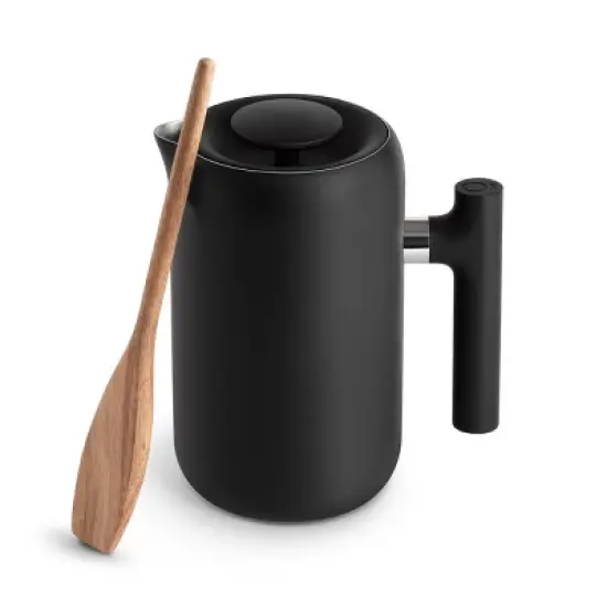 Fellow 24oz Clara French Press Coffee Maker Matte Black: Stainless Steel, Manual, Permanent Screen Filter, 24 oz Capacity image {7}