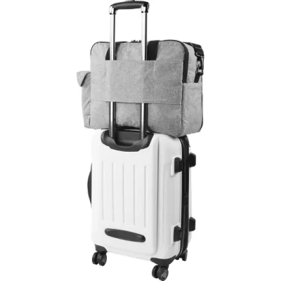 Skip Hop Duo Signature Diaper Weekender Bag - Gray Melange image {12}