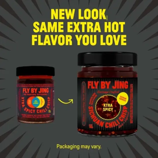 Fly By Jing Xtra Spicy Sichuan Chili Crisp Extra Hot Vegan Crispy Hot Sauce - 6oz image {5}