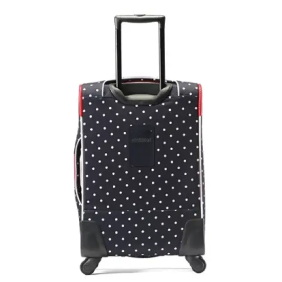 American Tourister Minnie Mouse Red Bow Softside Carry On Spinner Suitcase image {2}