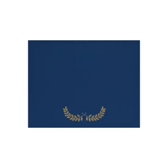 Great Papers Laurel Certificate Holders 9.34" x 12" Blue/Gold 5/Pack (2017046) image {4}