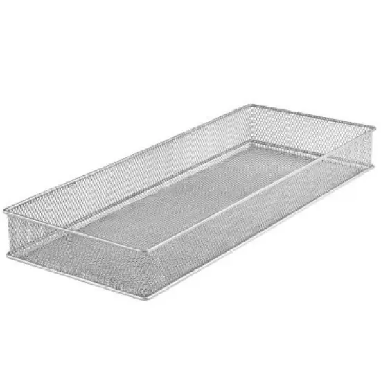 YBM Home Silver Mesh Drawer and Desk Organizer Tray image {10}
