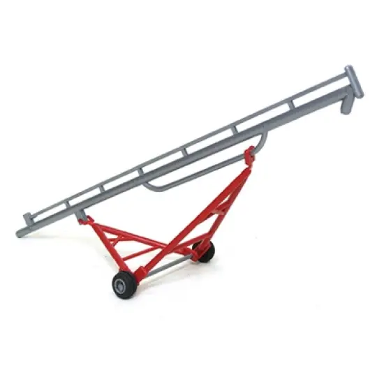 Standi Toys 1/64 Scale Red & Silver Plastic Grain Auger (52 Feet to Scale) ST113 image {1}