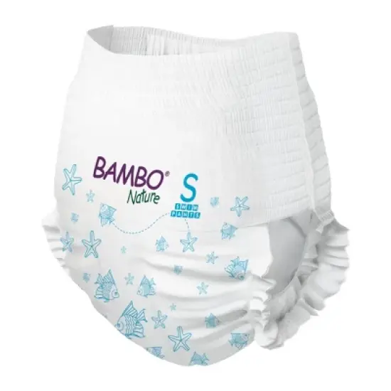 Bambo Nature Baby Swim Diaper Small, 15 to 26 lbs. 1000024401, 120 Ct image {5}