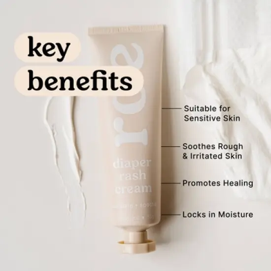 Roe Wellness Baby Diaper Rash Cream- 3oz image {2}