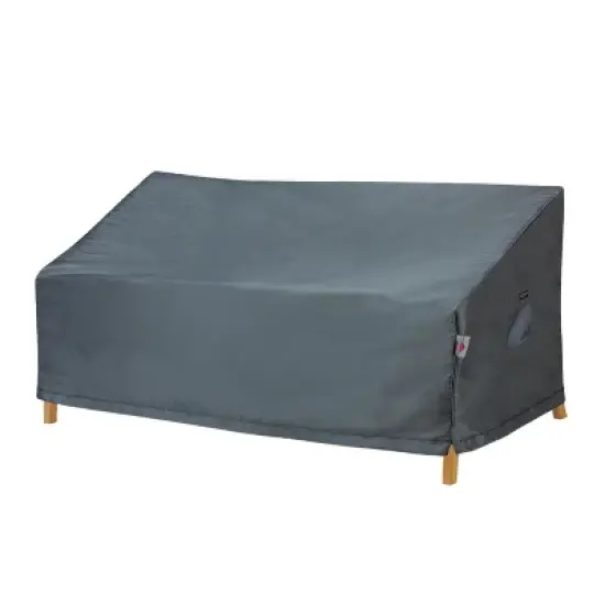 Summerset Shield Titanium 3-Layer Polyester Water Resistant Outdoor Sofa Cover - Dark Grey image {8}