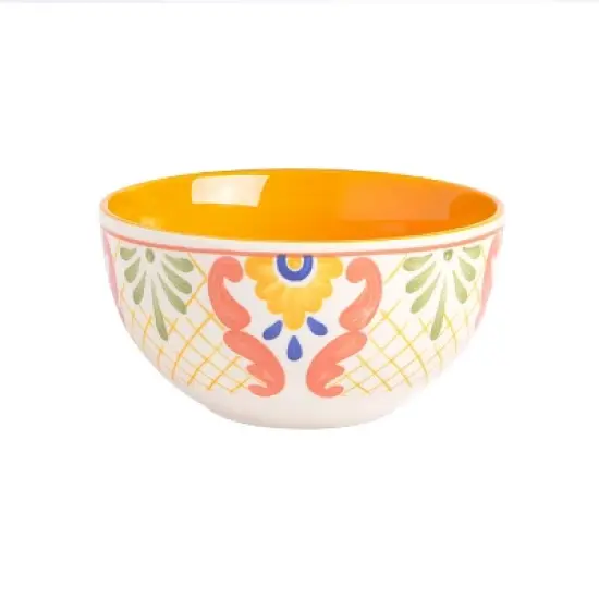 Laurie Gates Tierra 4 Piece 6 Inch Stoneware Cereal Bowl Set in Assorted Designs image {4}