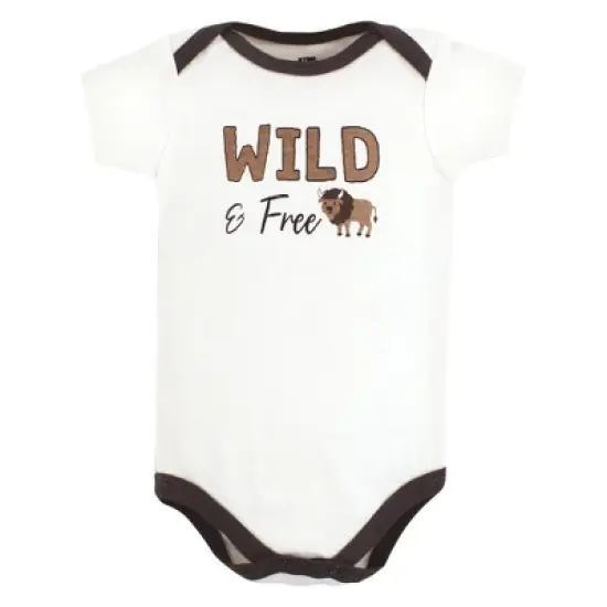 Hudson Baby Cotton Bodysuits, Wild Buffalo image {4}