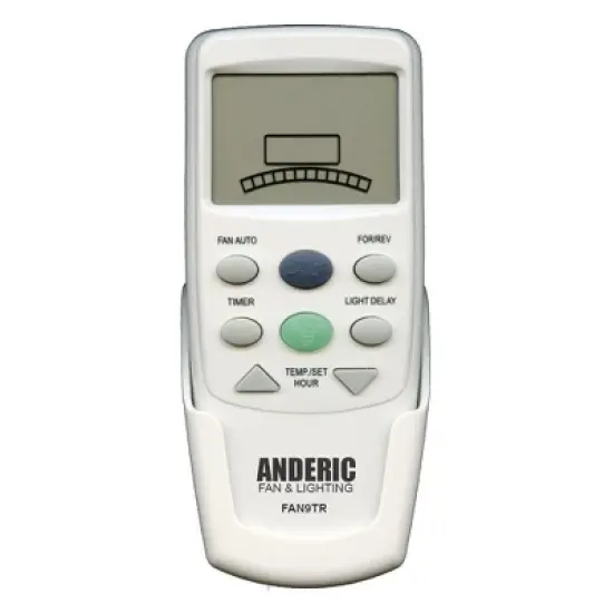Anderic FAN9TR Replacement Thermostatic Ceiling Fan Remote Control with Reverse Key for Hampton Bay | L3HFAN9T, FAN-9T image {1}