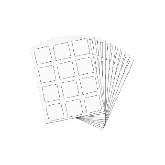 JAM Paper Square Address Labels 2 x 2 White 120/Pack (367831069) image {4}