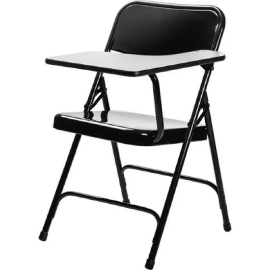 2pk Tablet Arm Folding Chair Black- Hampden Furnishings image {2}