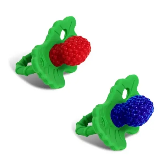 Razbaby RaZberry Teethers - 2pk - Red/Blue image {8}