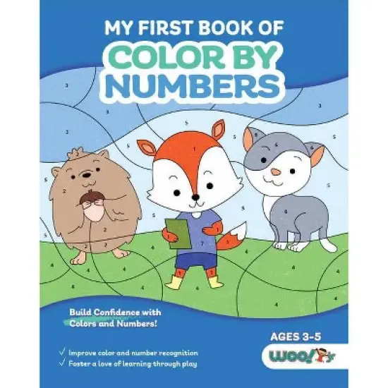 My First Book of Color by Numbers - (Woo! Jr. Kids Activities Books) by  Woo! Jr Kids Activities (Paperback) image {1}