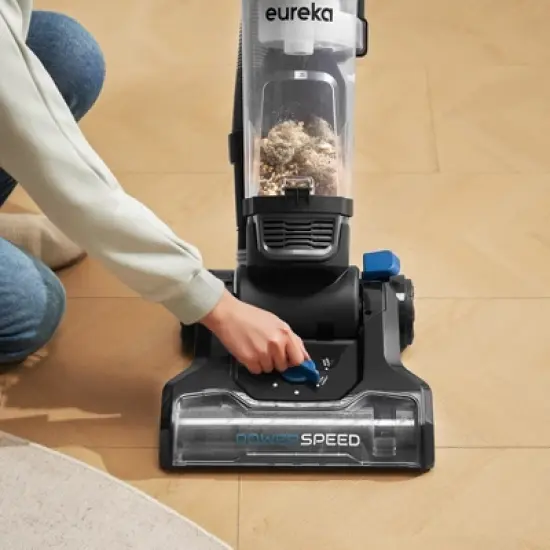 Eureka PowerSpeed Bagless Upright Vacuum Cleaner, Pet Turbo, Black image {4}