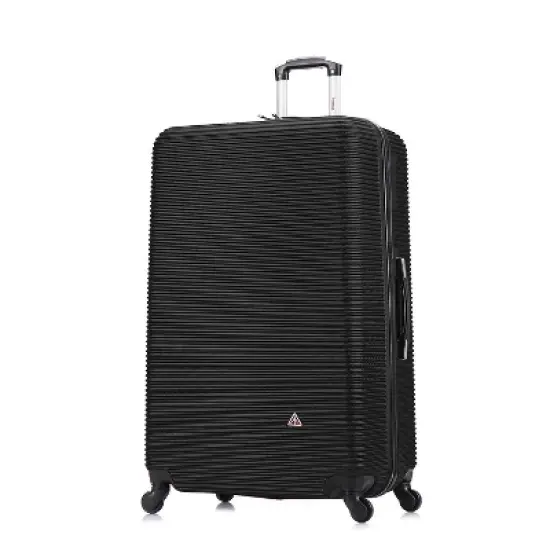 InUSA Checked Royal Lightweight Hardside Spinner Suitcase image {10}