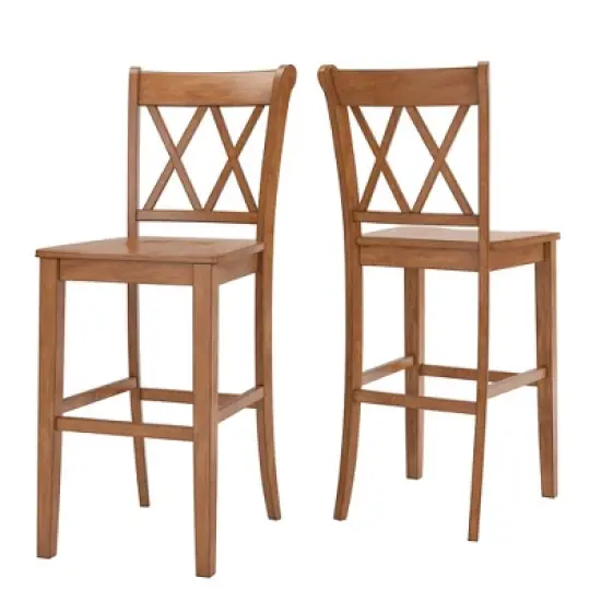 Set of 2 29" South Hill Double X Back Barstools - Inspire Q image {8}