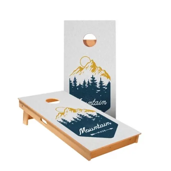 Skips Garage Mountain Made Cornhole Boards - ACA Star Series image {1}