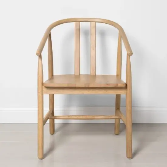 Sculpted Wood Dining Chair - Hearth & Hand&trade; with Magnolia image {2}