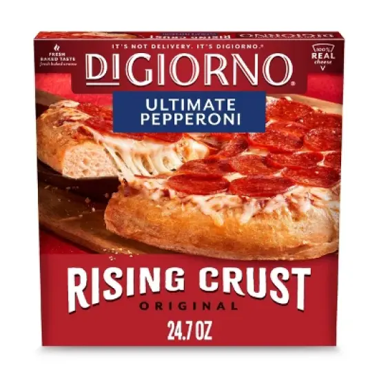 DiGiorno Rising Crust Pepperoni Frozen Pizza - 24.7oz image {8}