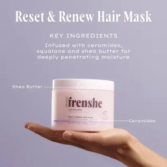 Being Frenshe Reset & Renew Hair Mask - Lavender Cloud - 10oz image {8}
