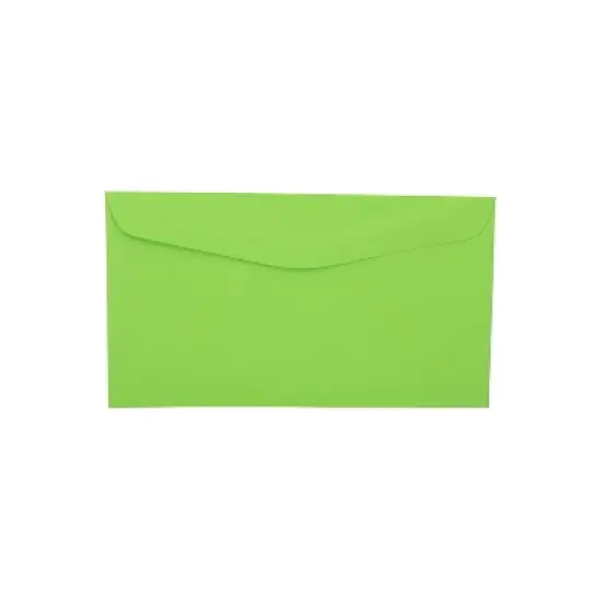 JAM Paper #6 3/4 Business Envelope 3 5/8" x 6 1/2" Light Green 50/Pack (457611417I) image {4}