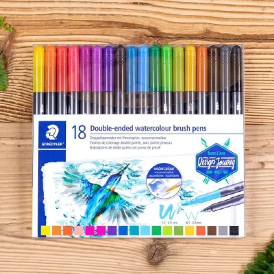 Staedtler 18pk Double ended watercolor pens image {5}