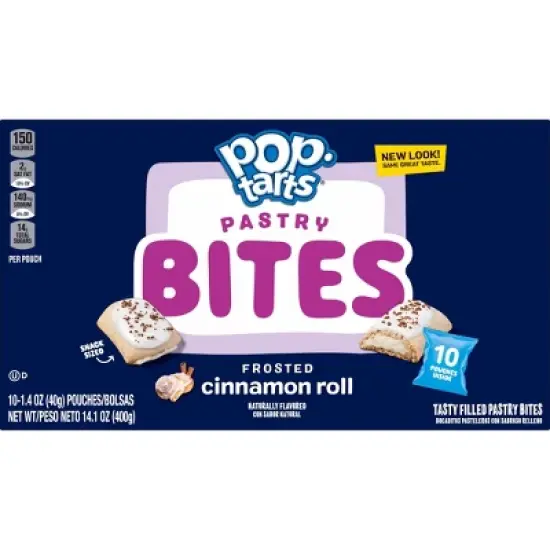 Pop-Tarts Bites Frosted Cinnamon Roll - 10ct  / 14.1oz image {9}