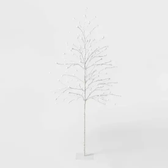 6ft LED Globe Birch Twig Tree Christmas Novelty Sculpture Light Cool White - Wondershop&trade; image {1}