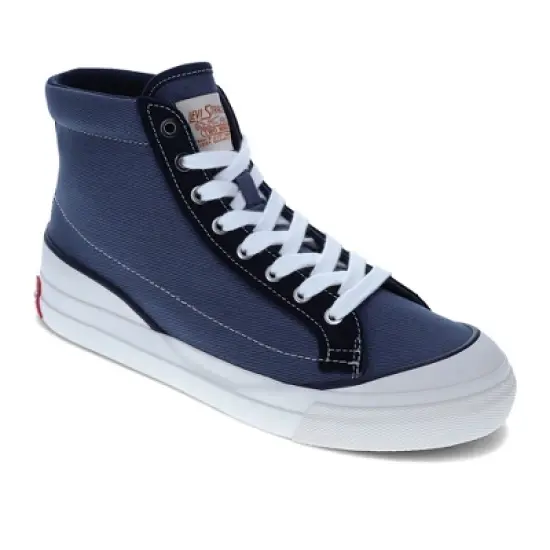 Levi's Mens LS1 Canvas and Suede Hightop Casual Sneaker Shoe image {6}