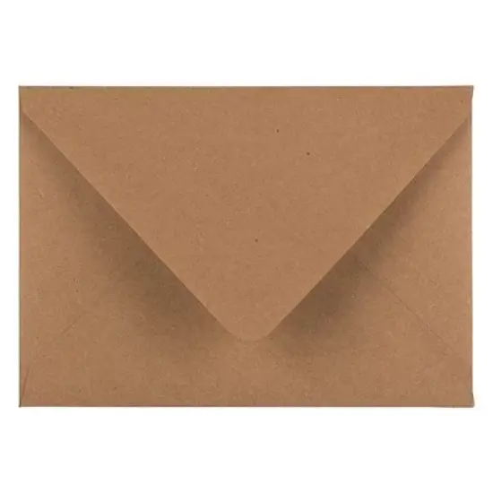 JAM PAPER #10 Business Commercial Envelopes - 4 1/8 x 9 1/2 - Brown Kraft Manila - 100/Pack image {1}