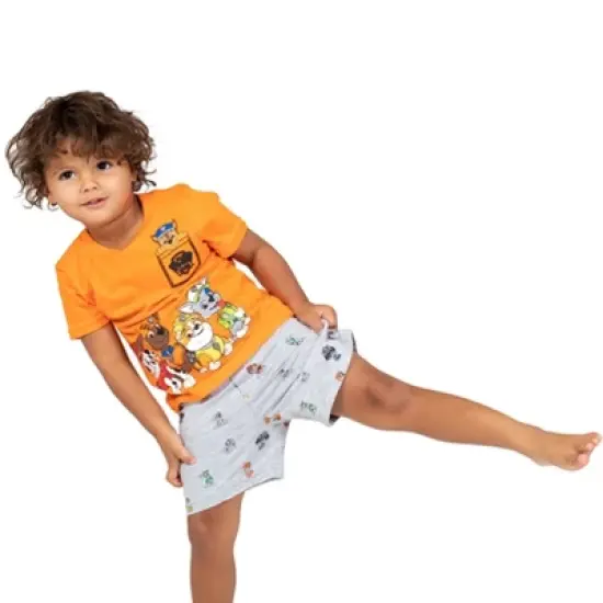 Paw Patrol Rocky Zuma Rubble T-Shirt and French Terry Shorts Outfit Set Toddler image {3}