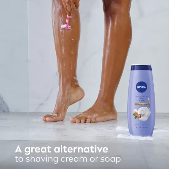 Nivea Shea Butter Nourishing Body Wash for Dry Skin - 20 fl oz image {11}