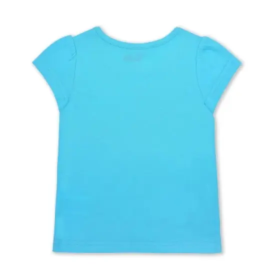 Trolls Girl's 3-Pack Barb and Poppy BFF Zip Up Hoodie, Short Sleeve Graphic Tee and Legging Pant Set for toddler image {2}