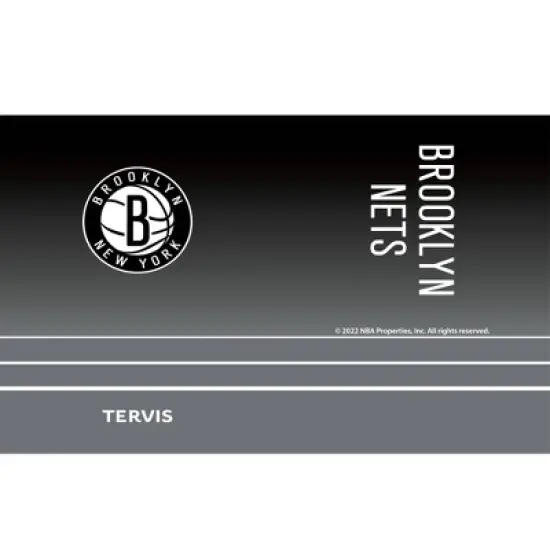 NBA Brooklyn Nets 20oz Ombre Stainless Steel Tumbler image {1}