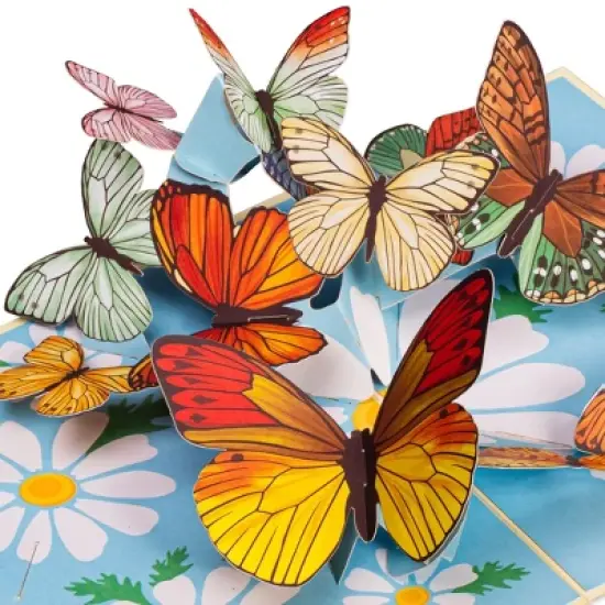 Pop of Art by Paper Love 3D Spring Butterflies, 5" x 7" Cover - Includes Envelope and Note Card image {4}