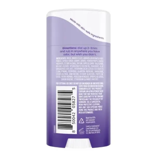 Lume Whole Body Women's Deodorant Invisible Cream Stick - Soft Powder Scent - 2.2oz image {1}