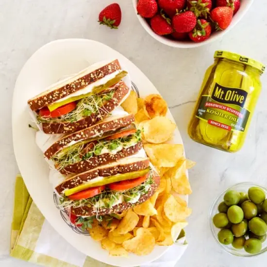 Mt. Olive Sandwich Stuffers Kosher Dill Pickles - 16 fl oz image {4}