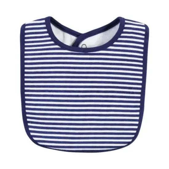 Hudson Baby Infant Boy Cotton Bibs, Ice Cream Truck, One Size image {3}