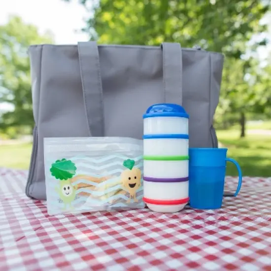 Dr. Brown's Snack-A-Pillar Snack and Dipping Cup Food Storage Containers - White - 4pk image {5}