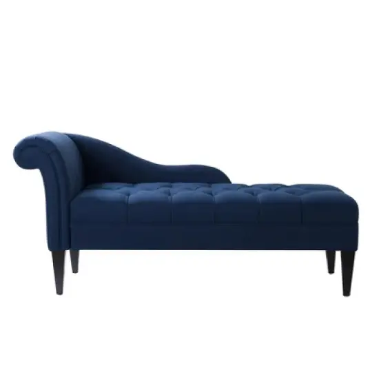 Jennifer Taylor Home Harrison Tufted Roll Arm Chaise Lounge image {6}